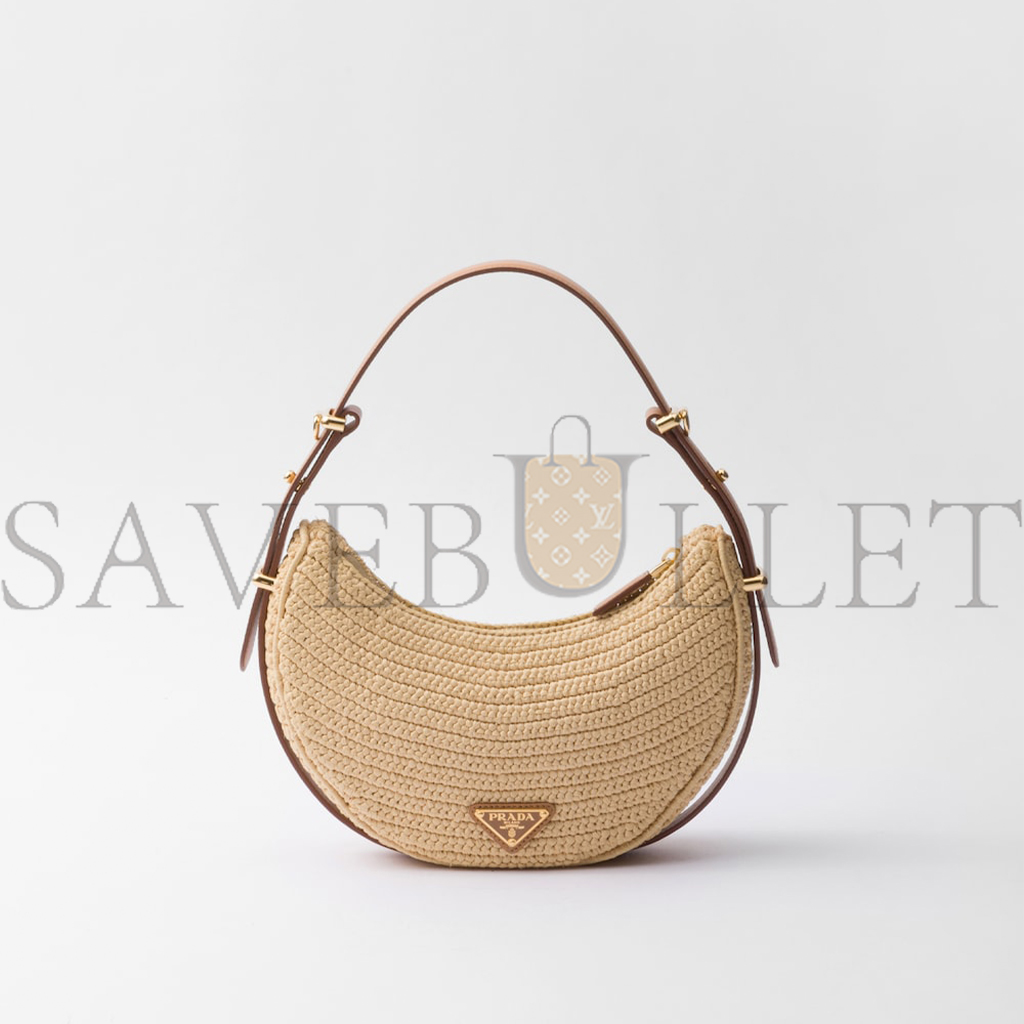 PRADA PRADA ARQUÉ CROCHET SHOULDER BAG 1BC194 (22.5*18.5*6cm) PRADA PRADA ARQUÉ CROCHET SHOULDER BAG 1BC194 (22.5*18.5*6cm)
